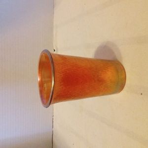 Vintage Depression Glass Jeannette Tree Bark Marigold